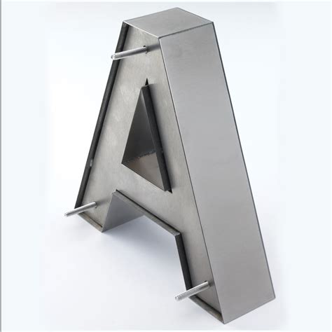 metal letter fabrication|steel signage letters.